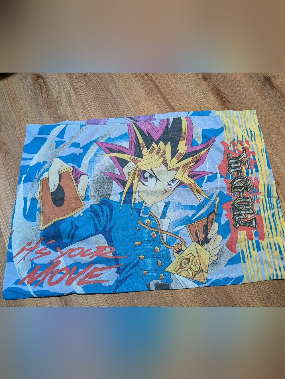 Vintage Yugioh 1996 Reversible Pillowcase